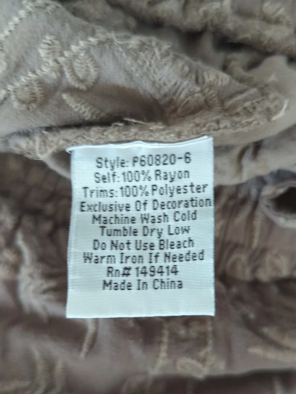 Johnny Was Pete Greta Ramble Cargo Jogger Pants Medium Gray Taupe Boho Utility - Picture 5 of 9